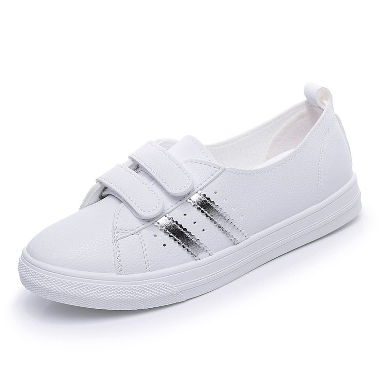 Breathable white shoes women's 2021 spring and summer new flat nurse casual shoes female students flat bottom shoes