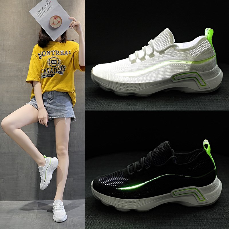 2021 spring and summer new net shoes women's summer one-step flat-bottom breathable fashion casual shoes simple flying woven shoes women's trend