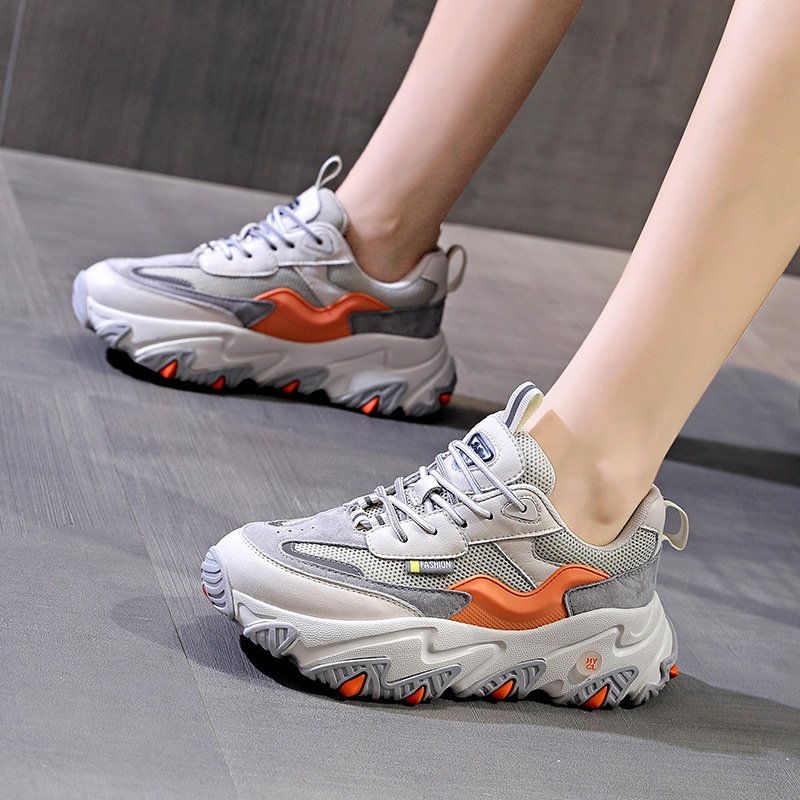 Women's autumn and winter new 2021 casual sports shoes increased thick-soled fashion trendy shoes women's shoes