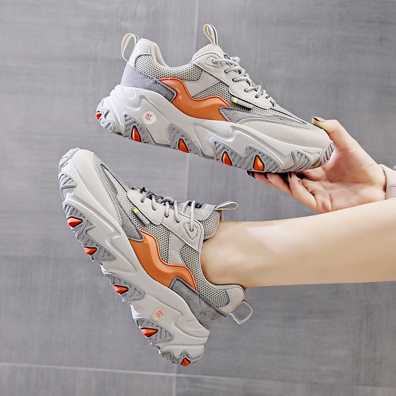 Women's autumn and winter new 2021 casual sports shoes increased thick-soled fashion trendy shoes women's shoes