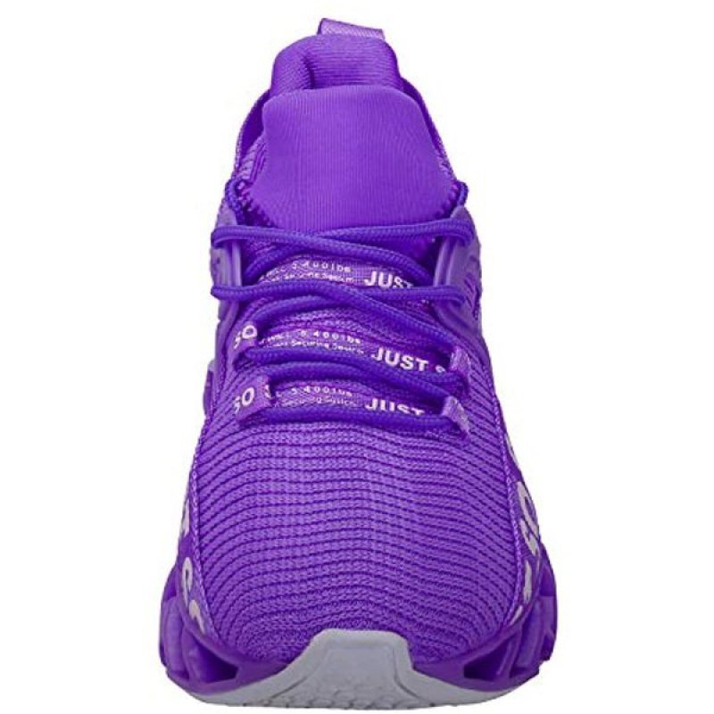 UMYOGO Women's Running Shoes Non Slip Athletic Tennis Walking Blade Type Sneakers 1-1purple